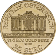 2010 Quarter Ounce Gold Austrian Philharmonic