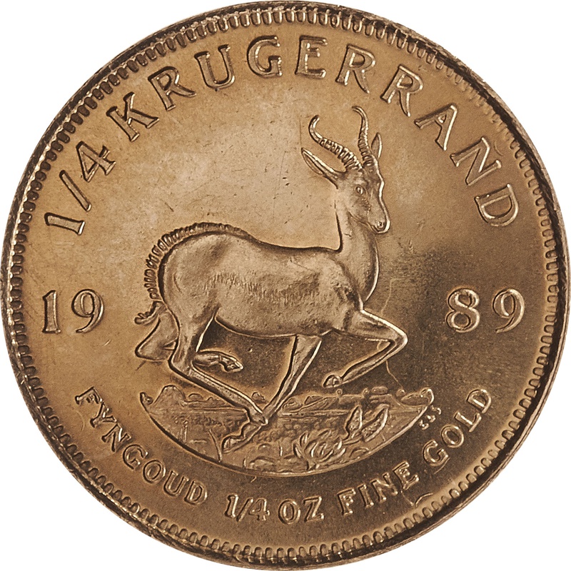 1989 Quarter Ounce Gold Krugerrand