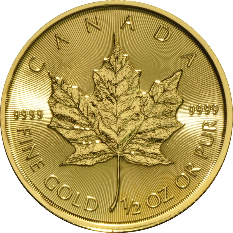 2017 Half Ounce Gold Maple