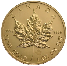 2015 Canadian Maple Leaf Gold Coin 1oz PCGS MS69