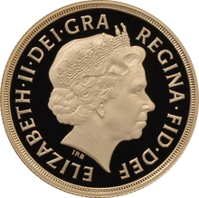 2007 £2 Proof Gold Coin (Double Sovereign) no box or cert