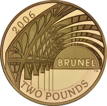 2006 Two Pound Proof Gold Coin: Brunel, Achievements