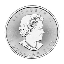 2021 1oz Canadian Maple Silver Coin