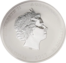 1 Kilo Australian Lunar Year of the Rooster Silver Coin