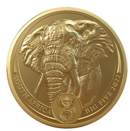 2022 Elephant - Big Five Series 1oz Gold Coin