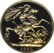 1985 Proof £2 Coin Gold Double Sovereign