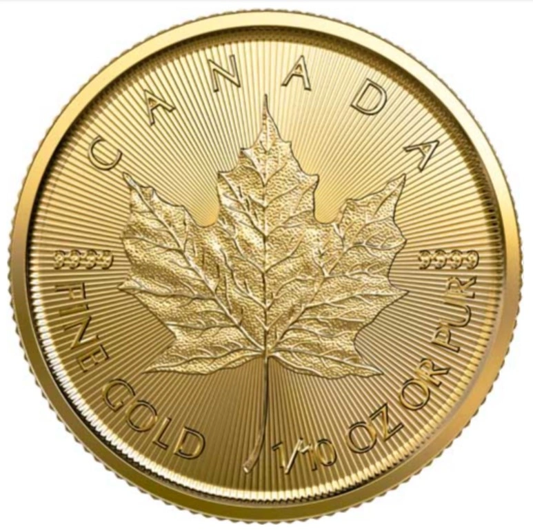 2023 1/10oz Canadian Maple Leaf Gold Coin