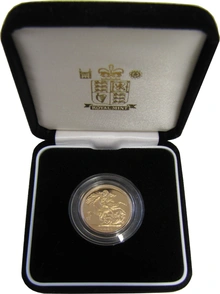 2003 Proof Gold Sovereign Boxed