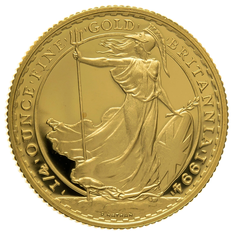 1994 Quarter Ounce Proof Britannia Gold Coin