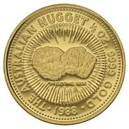 1988 Proof Half Ounce Gold Australian Nugget