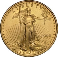 2003 Quarter Ounce Eagle Gold Coin