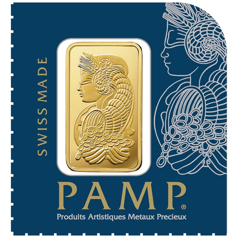 1g Gold Bar PAMP Multicard