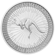 2021 1oz Silver Australian Kangaroo Coin