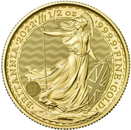 2022 Britannia Half Ounce Gold Coin