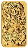 2021 1oz Dragon Rectangular Gold Bar