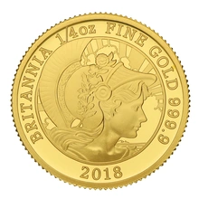 2018 Proof Quarter Britannia Gold Coin Boxed