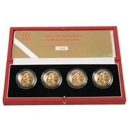 2002 Proof £2 Gold 4 Coin Set Commonwealth Games Collection Boxed