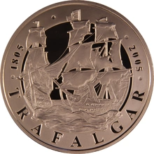 2005 - Gold Five Pound Proof Coin, Battle of Trafalgar