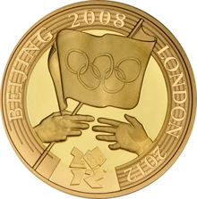 2008 £2 Two Pound Gold Proof Two-Coin Set- Centenary and Handover Boxed
