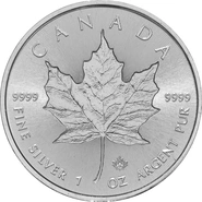 2018 1oz Silver Maple Leaf Incuse Coin