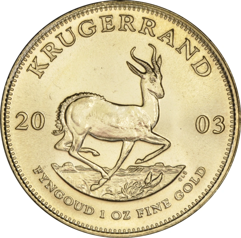 2003 Krugerrand Gold Coin 1oz