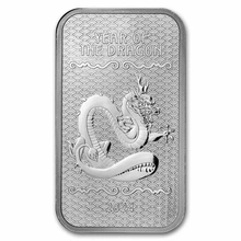 10oz Silver Bar 2024 Year of the Dragon