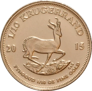 2015 1/10oz Krugerrand Gold Coin