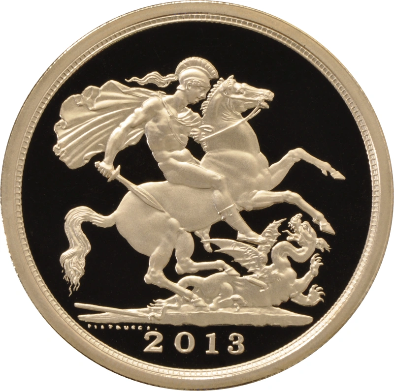 2013 - Gold £5 Proof Coin (Quintuple Sovereign)