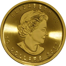2017 Quarter Ounce Gold Canadian Maple
