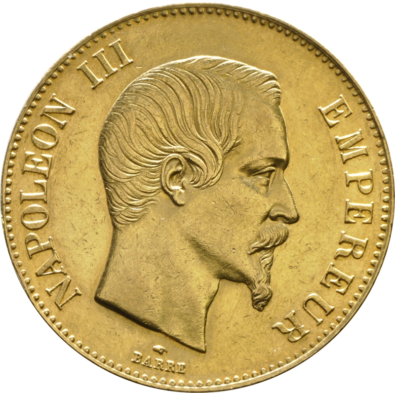 100 French Francs - Bare Head