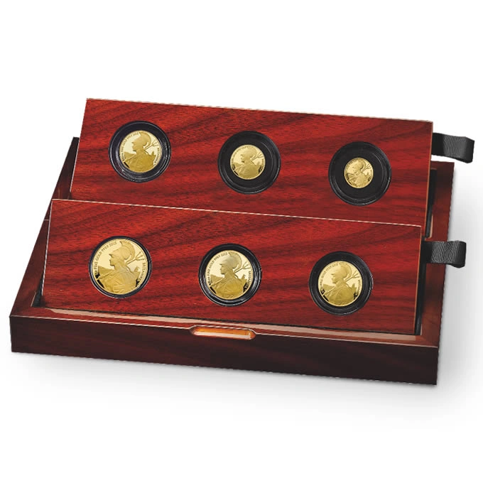 2015 Proof Britannia Gold 6-Coin Boxed Set