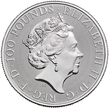 2021 1oz White Horse of Hanover Platinum Coin Queen's Beasts