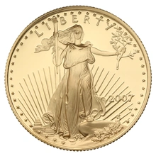 2007 Proof Gold Eagle 4-Coin Set Boxed