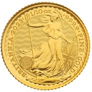 2023 Queen Elizabeth II Britannia Tenth Ounce Gold Coin