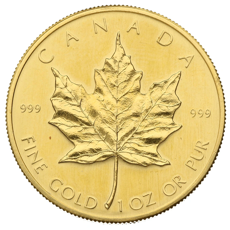 1981 1oz Canadian Maple Gold Coin