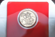 2014 Gold Sovereign - Elizabeth II Fourth Head - India
