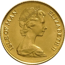 1979 Gold Half Sovereign Elizabeth II Decimal Head IOM