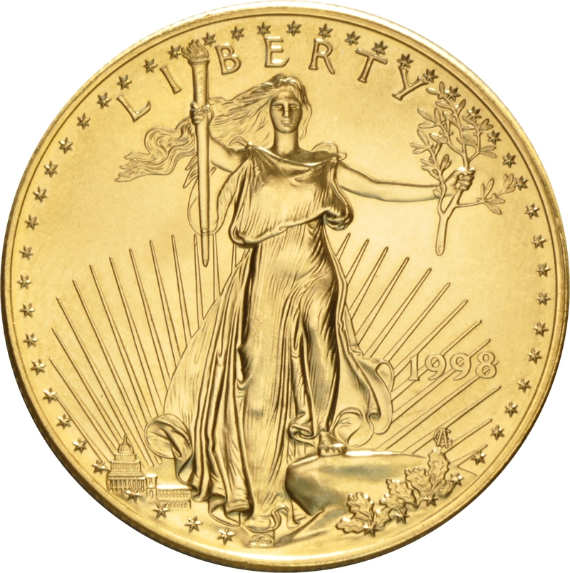 1998 American Eagle Gold Coin 1oz