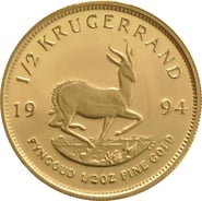 1994 Proof Half Ounce Krugerrand Gold Coin