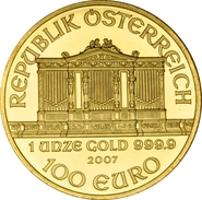 2007 Austrian Gold Philharmonic Coin 1oz