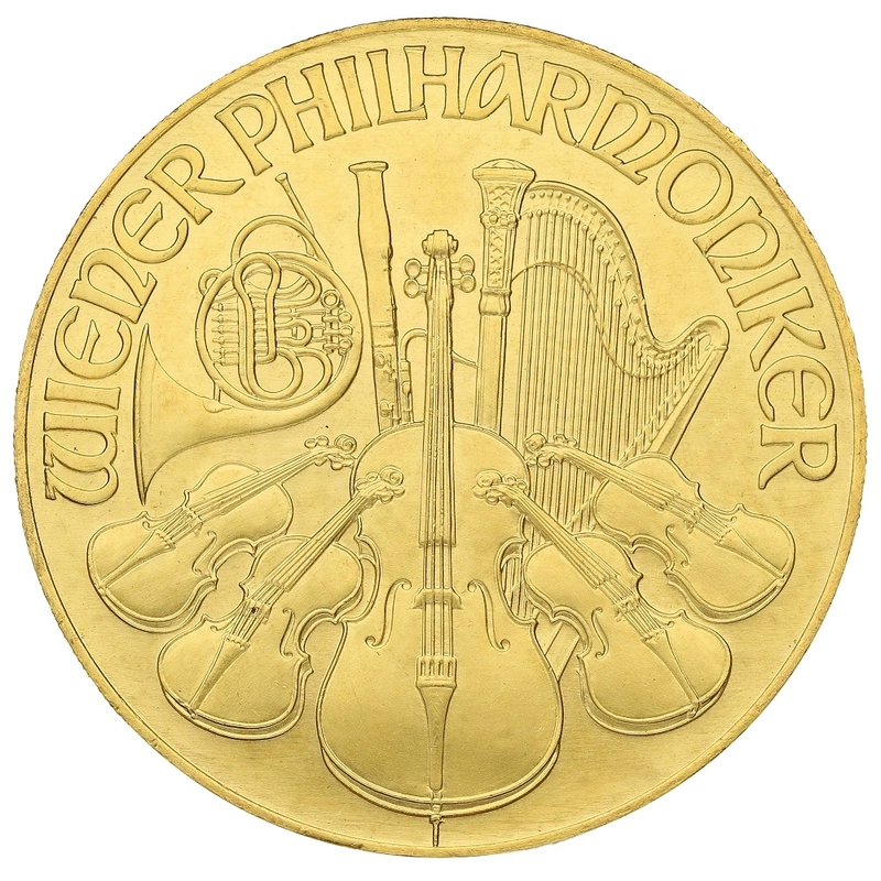 1992 1oz Austrian Gold Philharmonic Coin