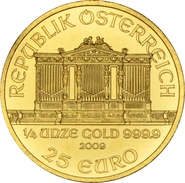2009 Quarter Ounce Gold Austrian Philharmonic