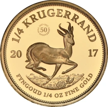2017 Proof 1/4oz Krugerrand Gold Coin 50th Anniversary Boxed