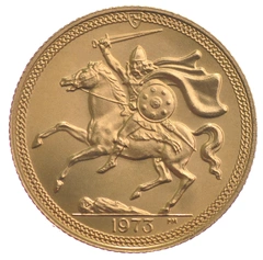 £5 Isle of Man Gold Coin Quintuple Sovereign