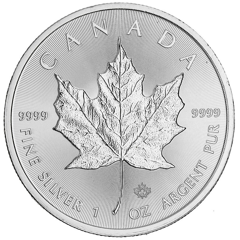 2019 1oz Canadian Maple Silver Coin