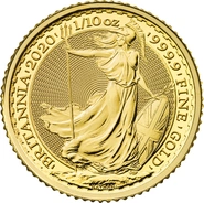 2020 Tenth Ounce Gold Britannia