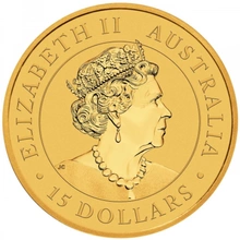 2022 1/10oz Australian Kangaroo Gold Nugget Coin