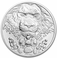 Czech Lion Silver Coins
