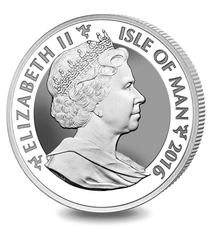 2016 Silver 1oz Isle of Man Angel