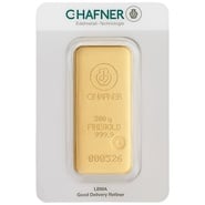 C. Hafner 500 Gram Gold Cast Bar